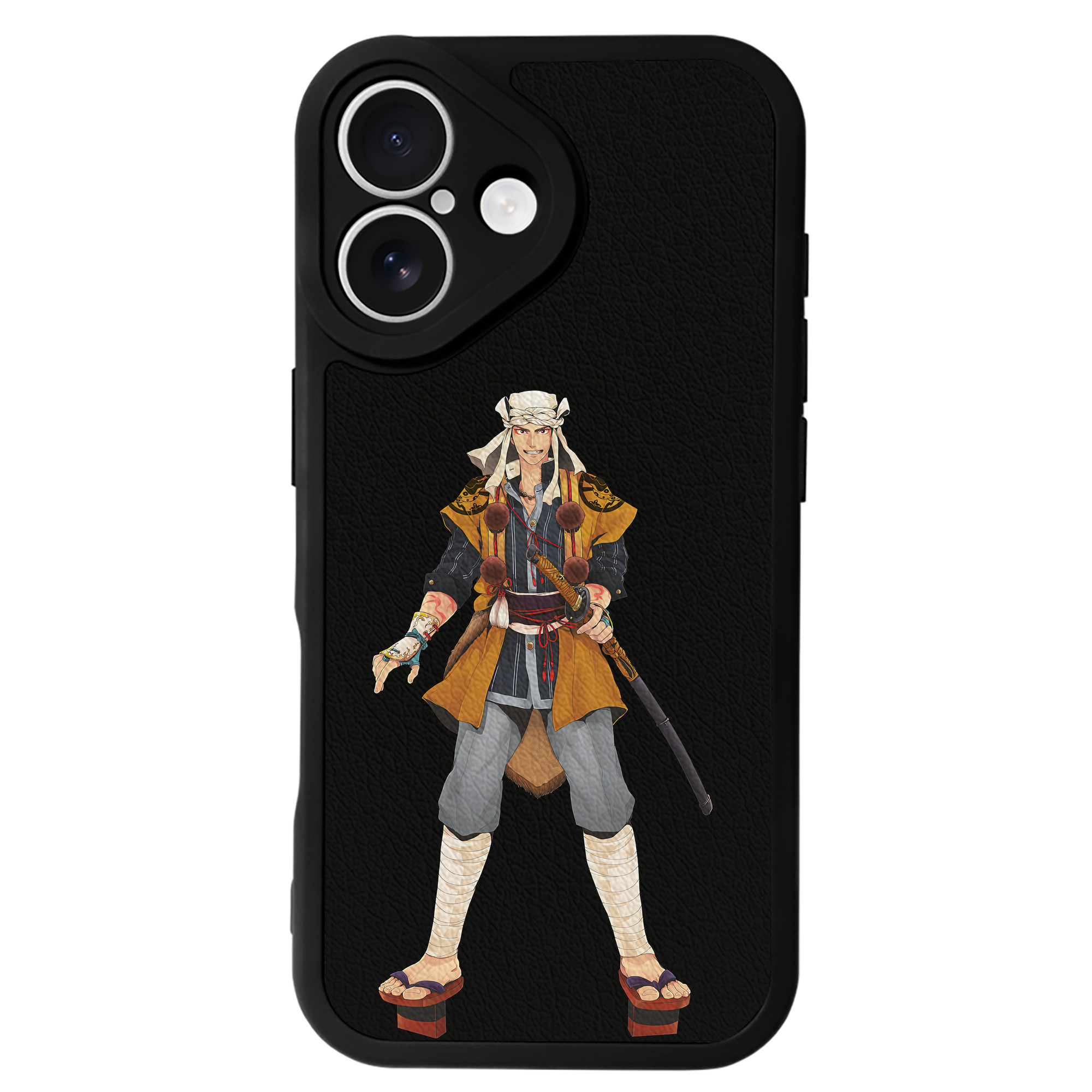 （画像用） 刀剣乱舞 Touken Ranbu 【iPhone 16シリーズ対応】シリコンスマホケース（レザー調） 材質：シリコン